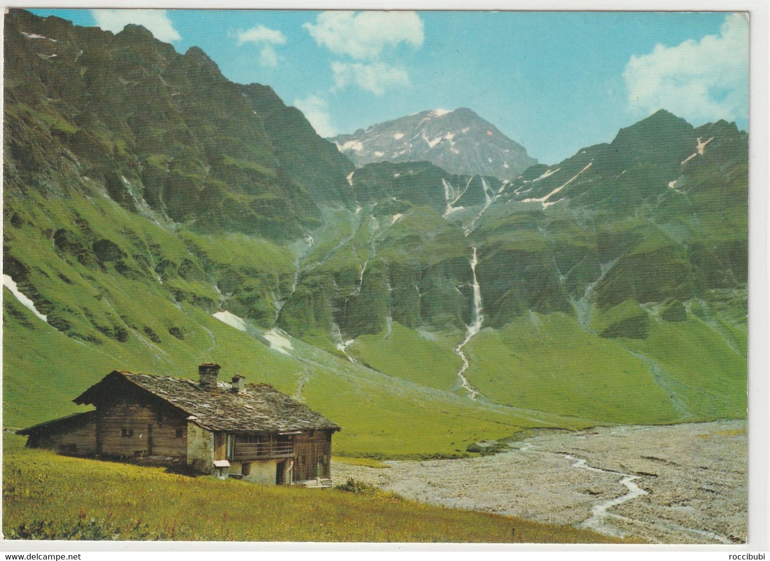 Safien, Bodenalp mit Bodenhörner, Weisshorn und Cracha