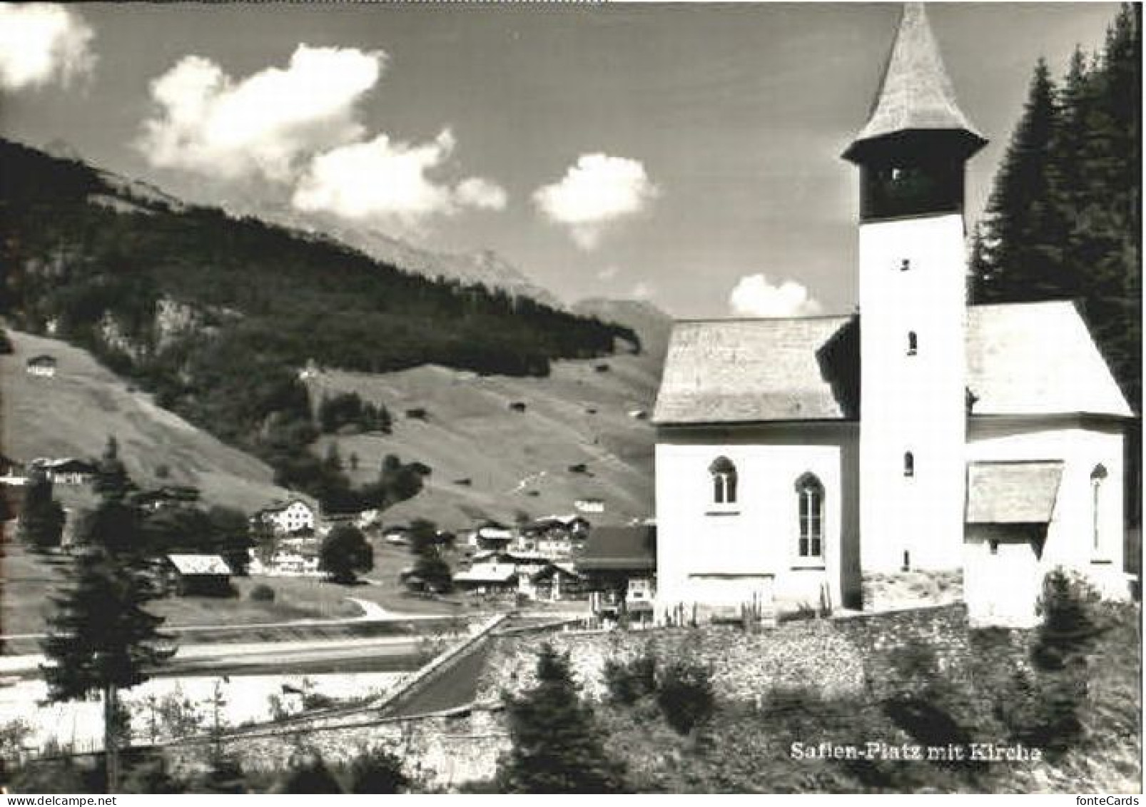 Safien Safien-Platz Kirche x 1970