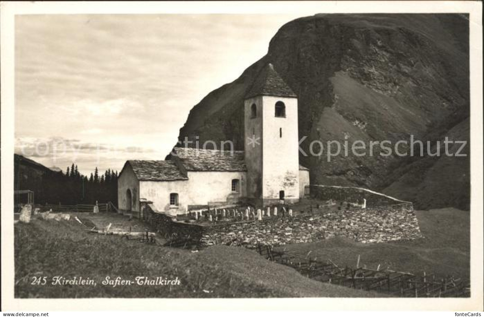 Safien Thalkirch Kirchlein