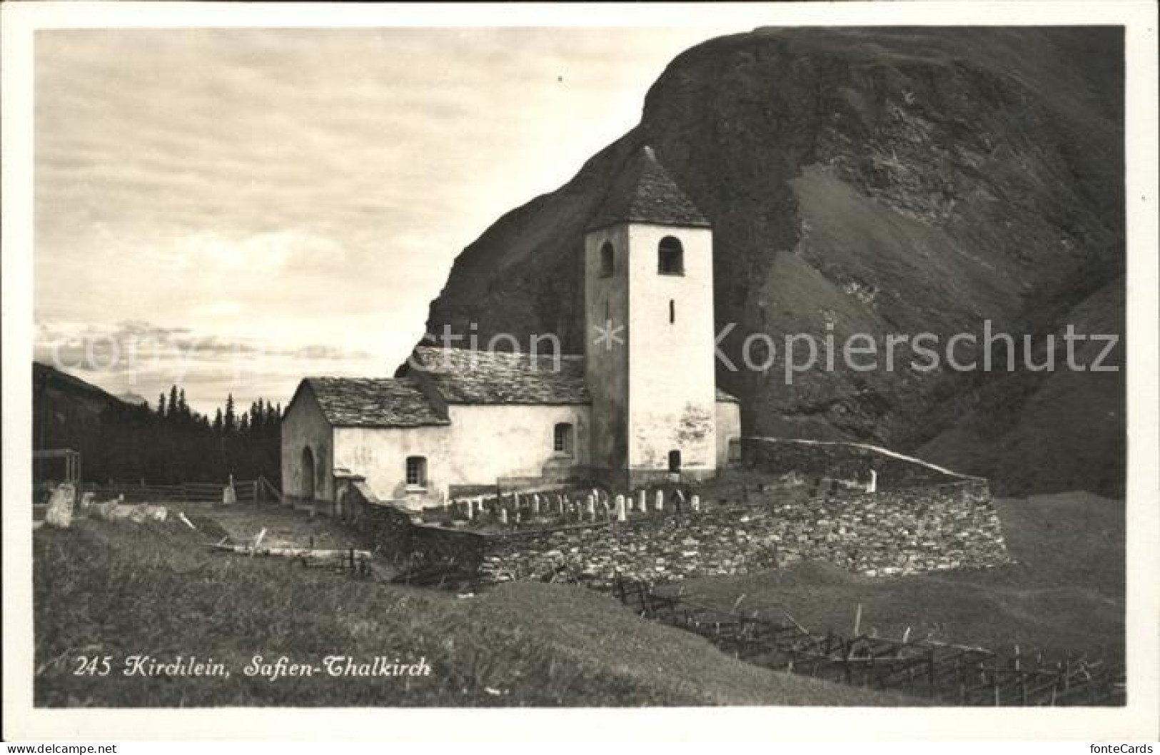 Safien Thalkirch Kirchlein