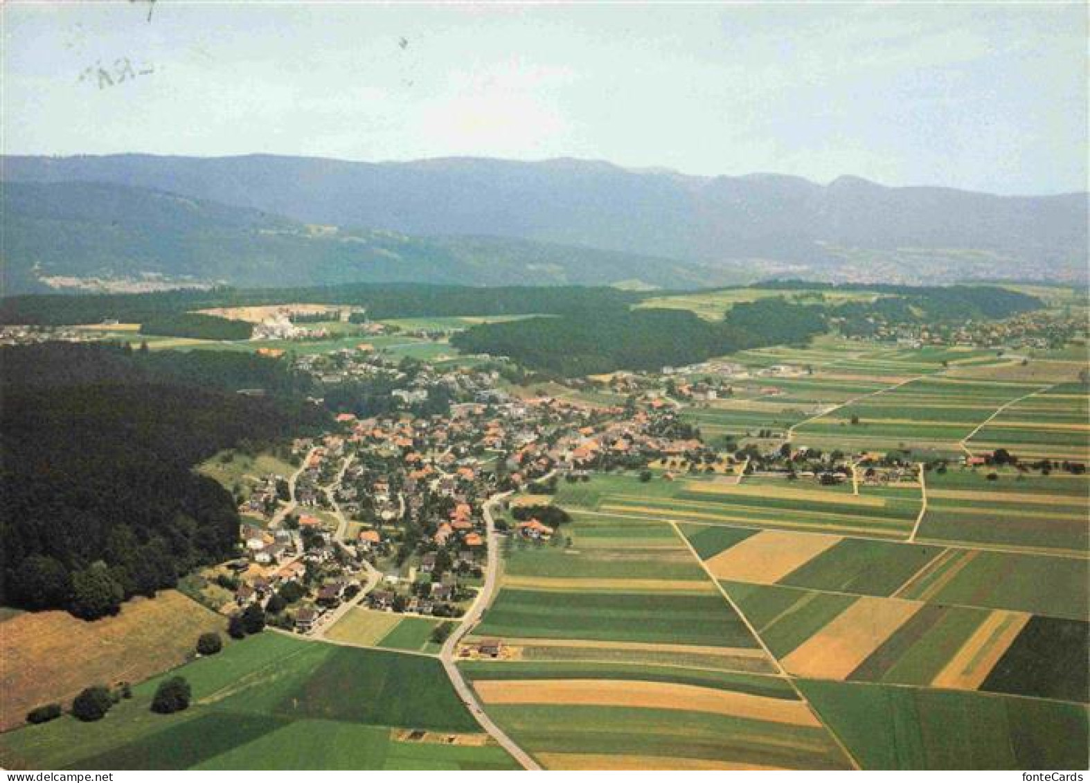 Safnern Nidau BE Fliegeraufnahme