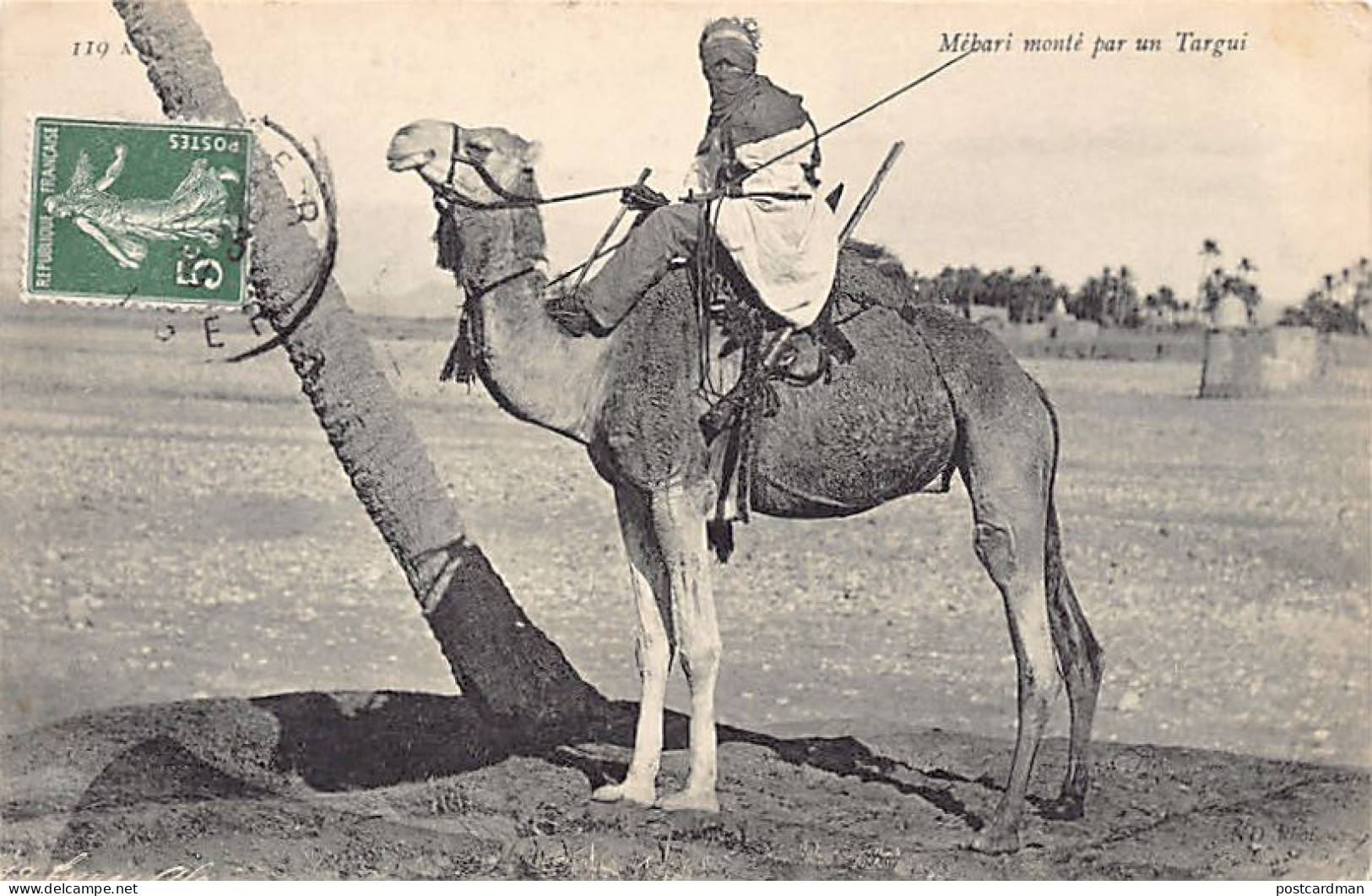 Sahara - Méhari monté par un Targui - Touareg - Ed. ND Phot. Neurdein 119A