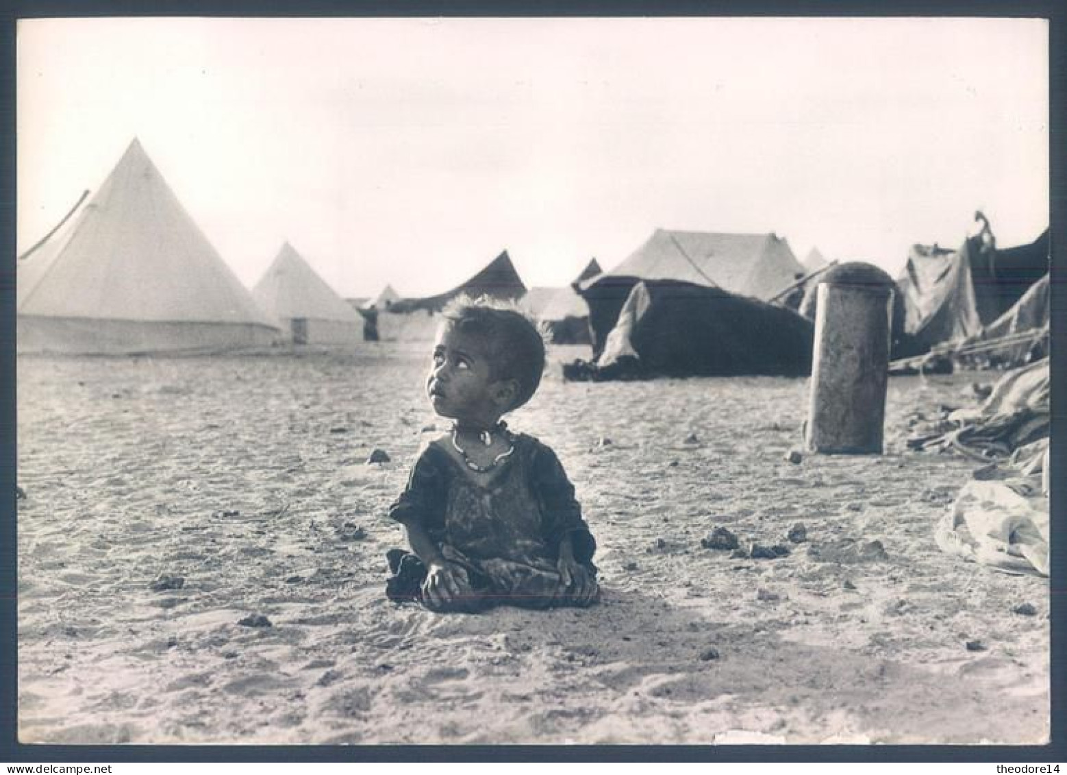 Sahara Occidental 1976 Campement du Front Polisario CPM
