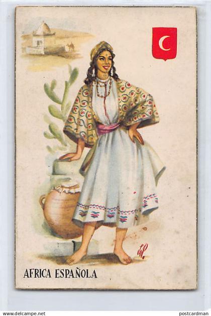 Sahara Occidental - Tipo de Mujer - Africa española - Ed. Postales Bea
