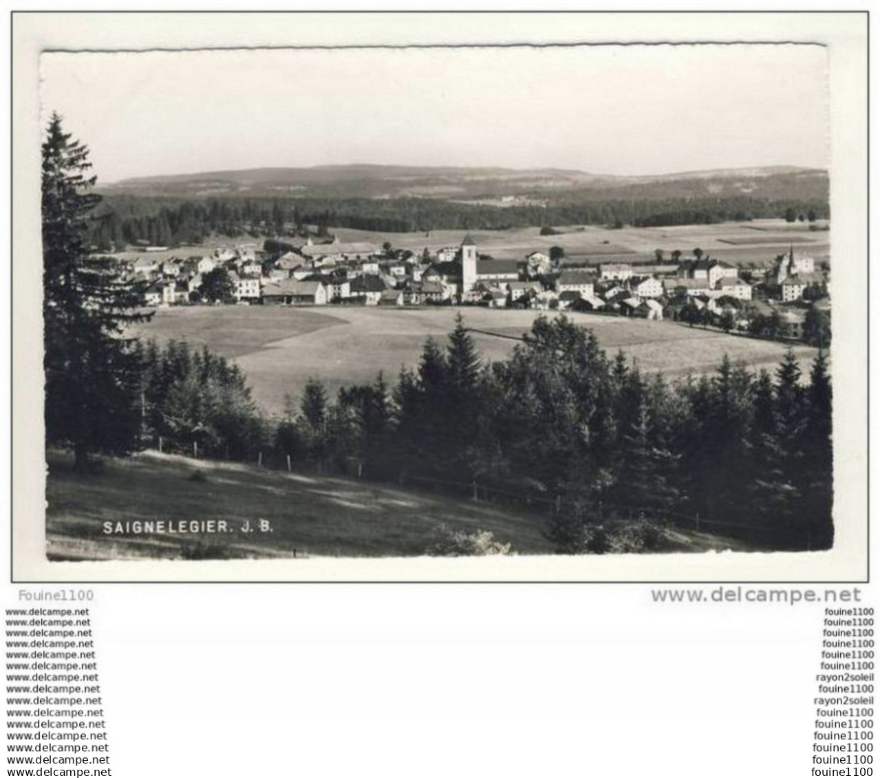 saignelegier ( format C.P.A )( recto verso )