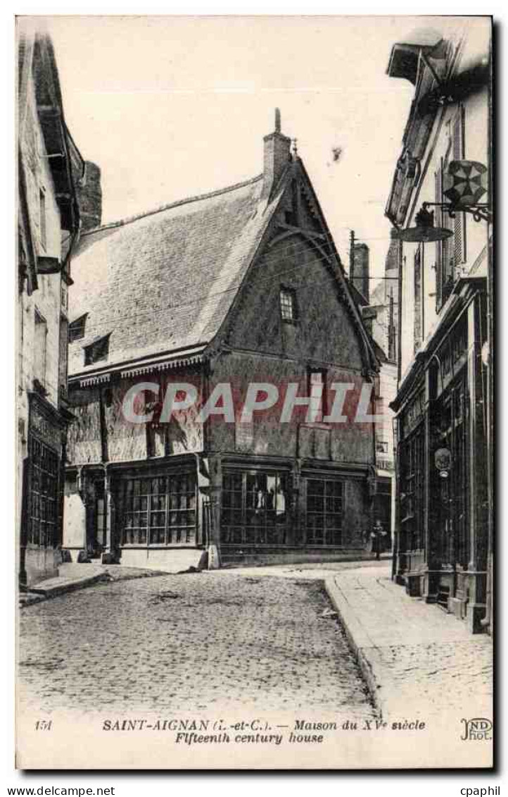 Saint Aignan CPA Maison du 15eme