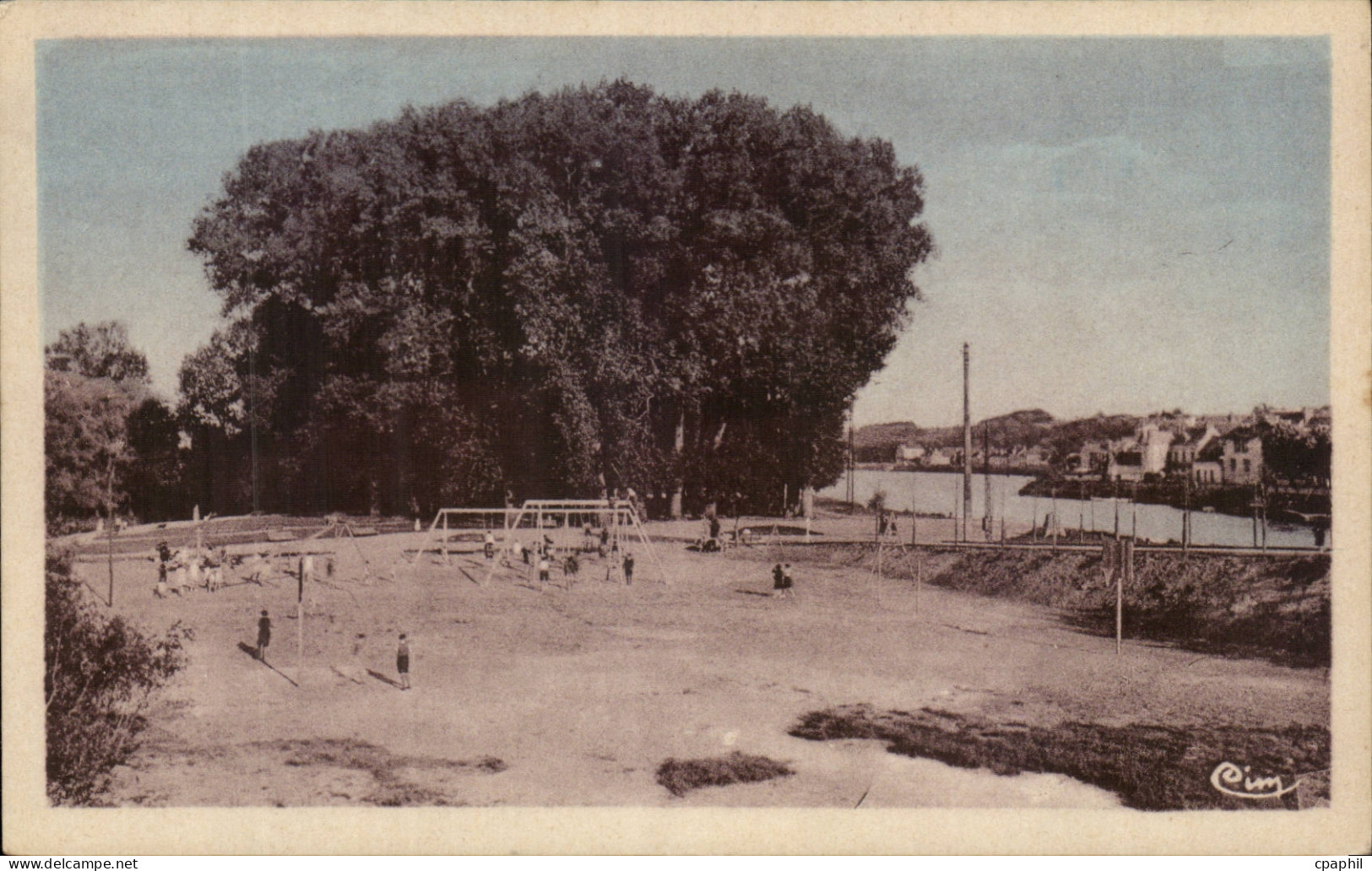 Saint Aignan sur Cher CPA La plage Vue d'ensemble