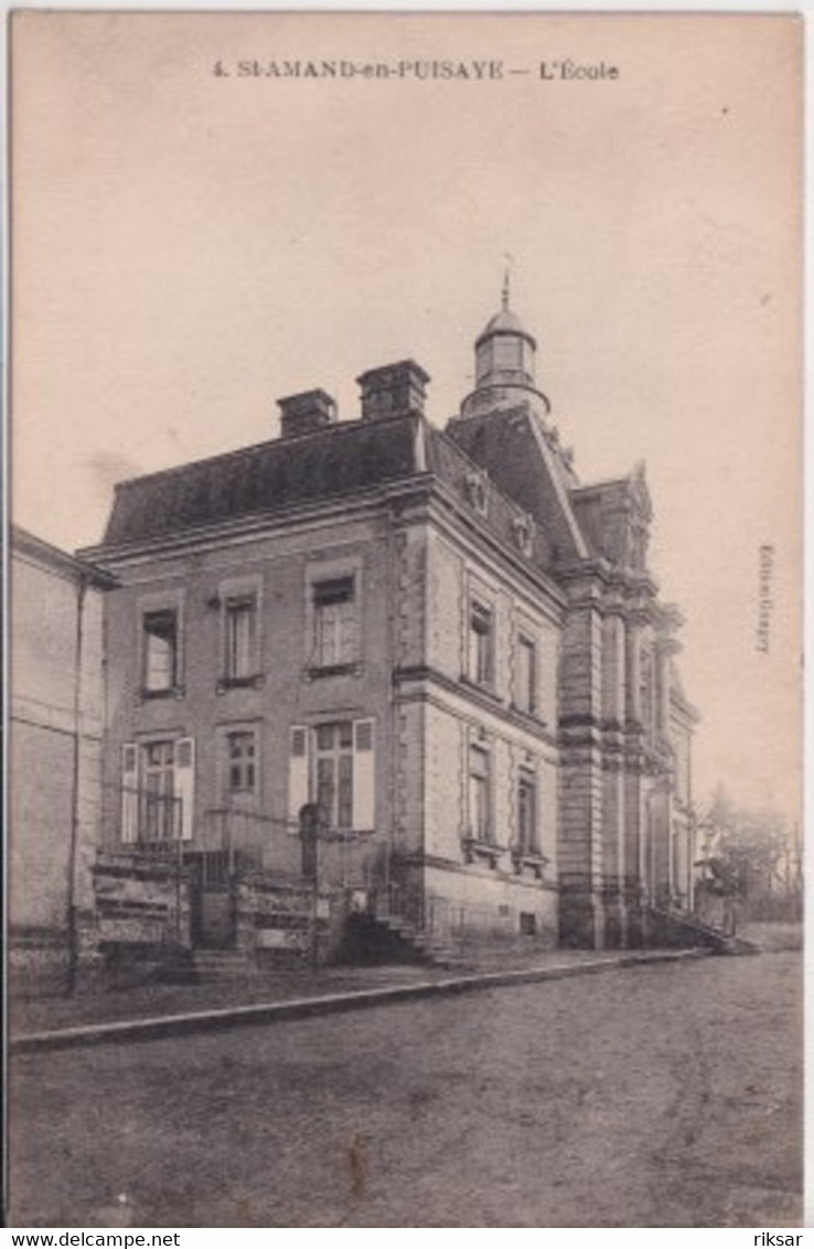 SAINT AMAND EN PUISAYE(ECOLE)