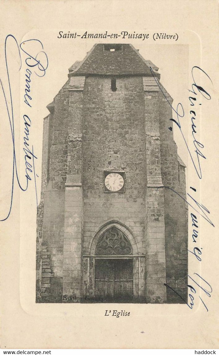 SAINT AMAND EN PUISAYE : L'EGLISE