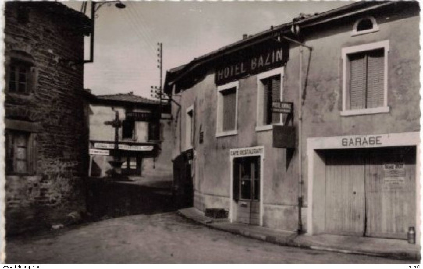 SAINT ANDRE LA COTE   LE CENTRE DU BOURG  HOTEL  BAZIN