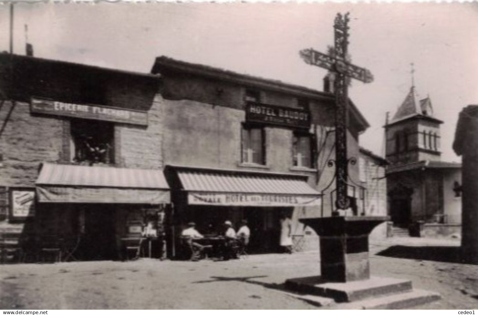 SAINT ANDRE LA COTE   PLACE DE LA CROIX   HOTEL BAUDOY