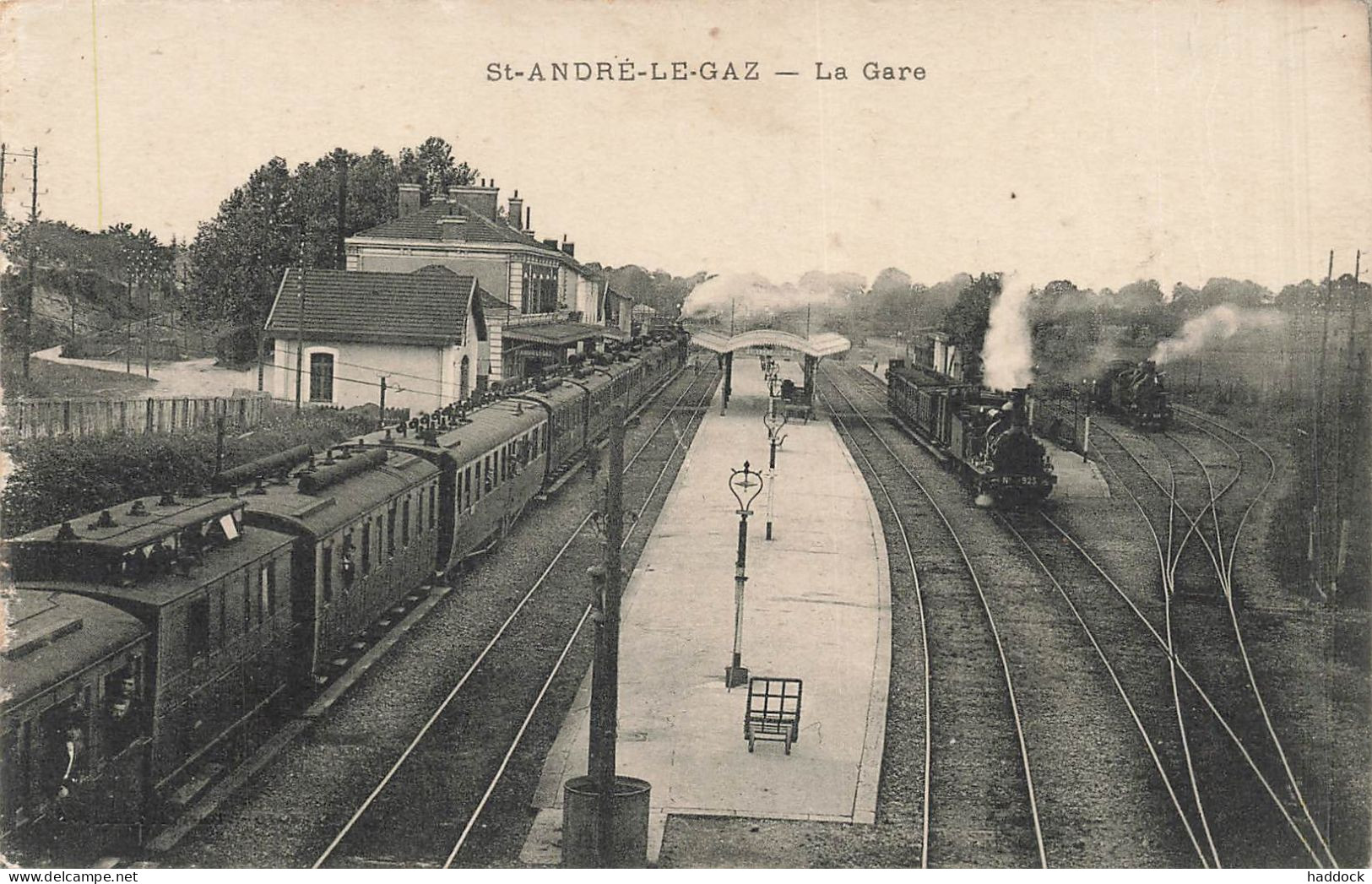 SAINT ANDRE LE GAZ - LA GARE (VOIR ETAT)