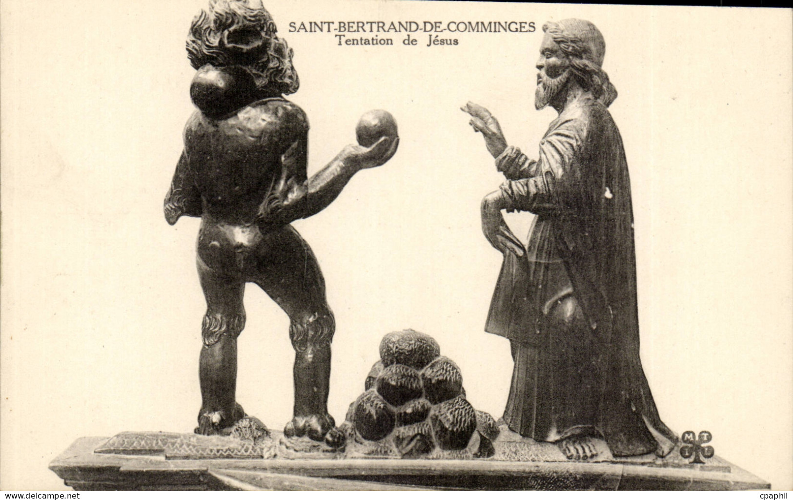 Saint Bertrand de Comminges CPA TEntation de Jesus