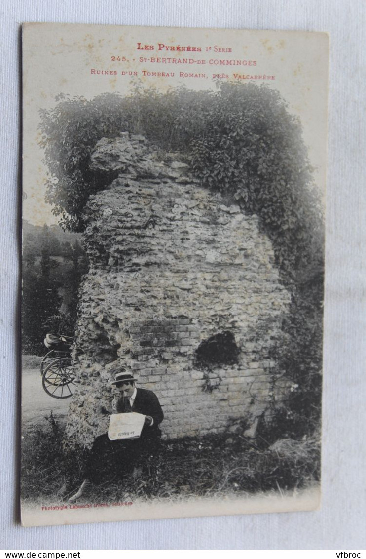 Saint Bertrand de Comminges, ruines d'un tombeau romain, près Valcabère, Haute Garonne 31