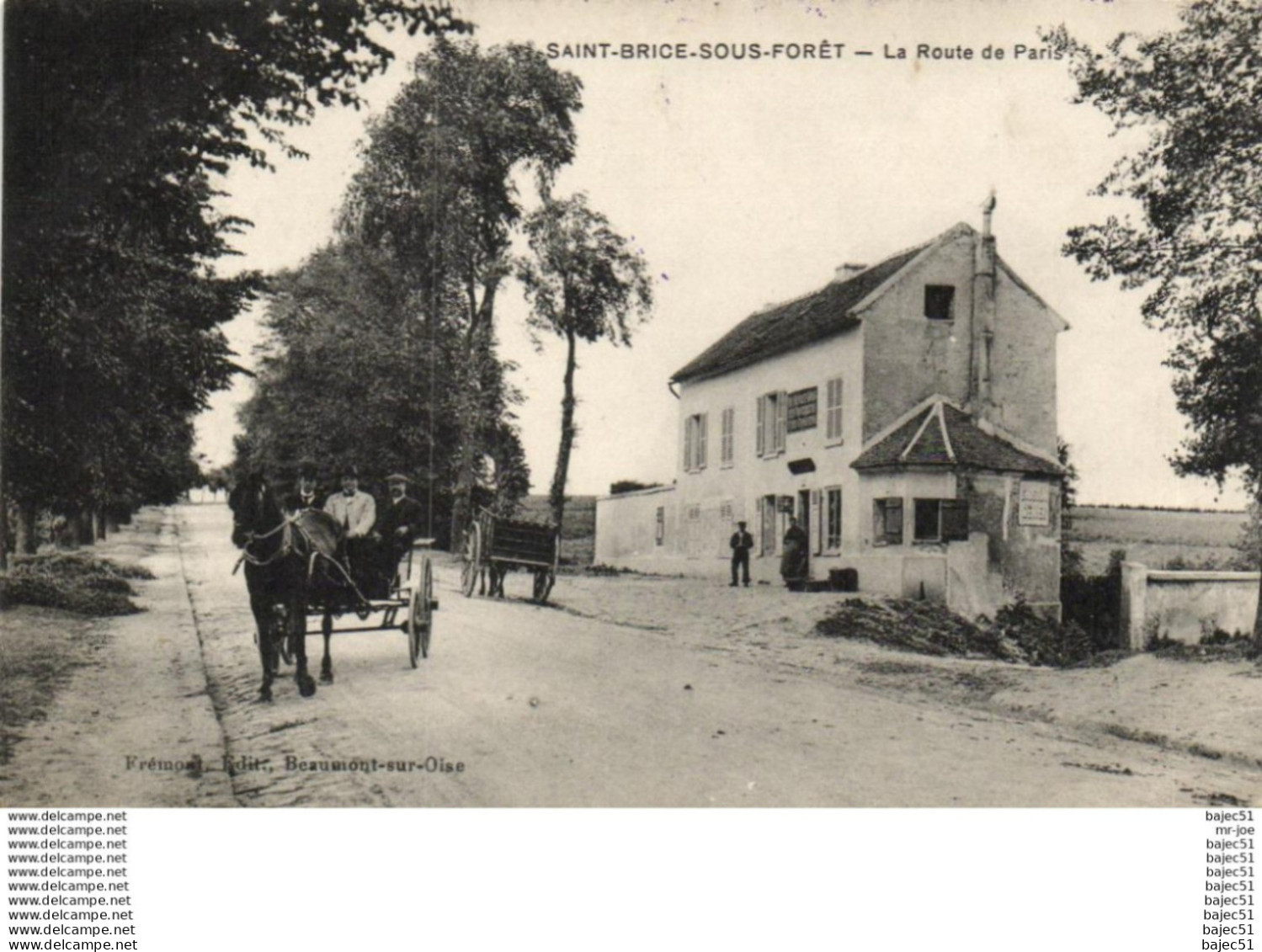 Saint brice sous forêt "cachet militaire"
