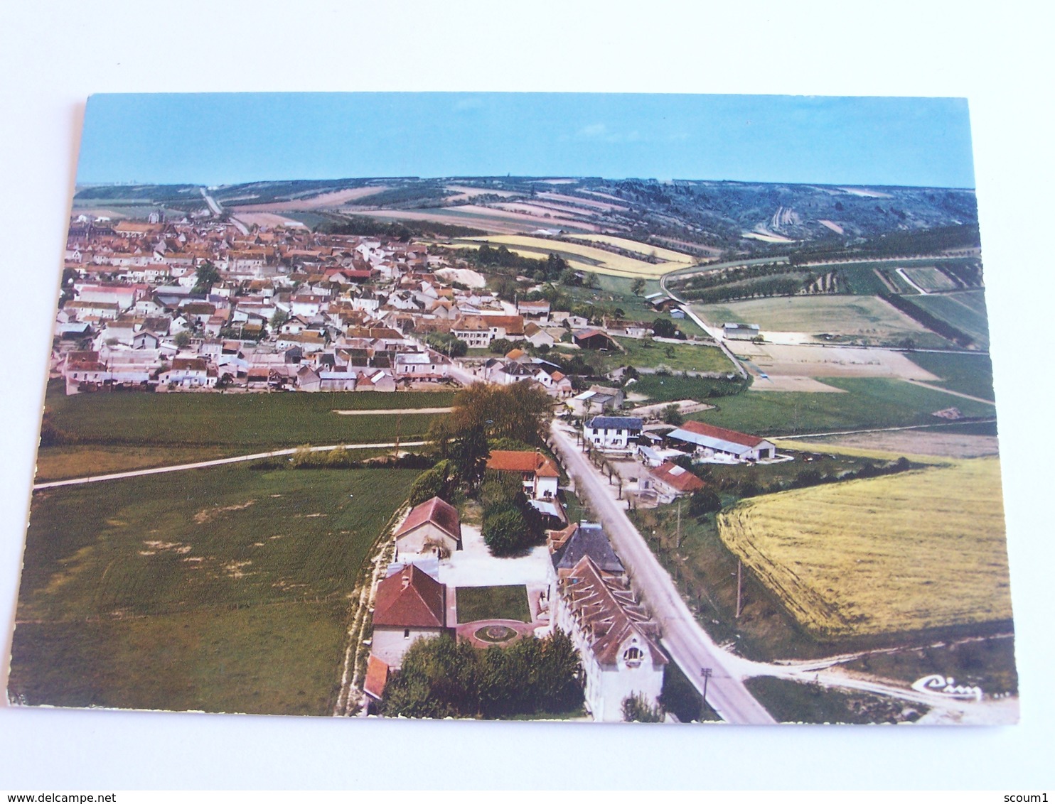 saint bris le vineux- vue générale aérienne