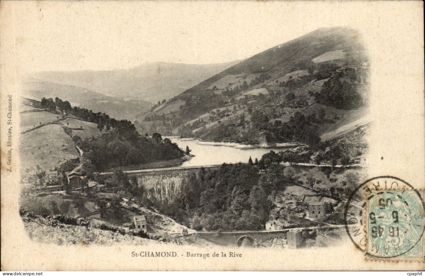Saint Chamond - Barrage de la Rive - CPA