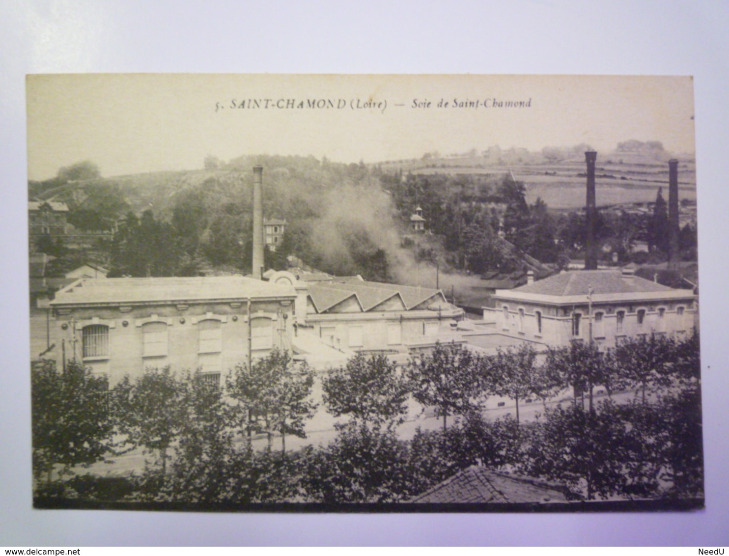 SAINT-CHAMOND  (Loire)  :  SOIE  de Saint-Chamond   XXX