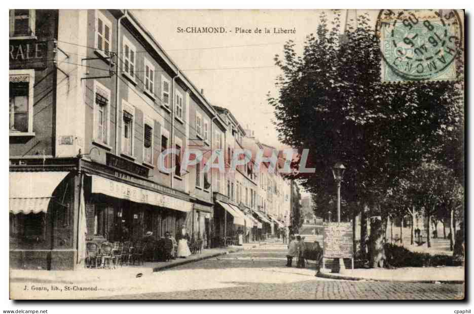 Saint Chamond - Place de la Liberte - CPA