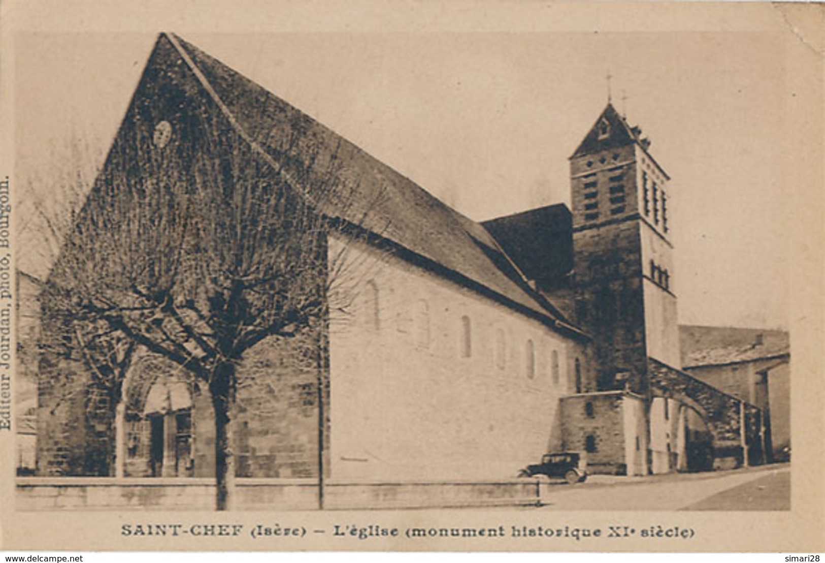 SAINT-CHEF - L'EGLISE (MONUMENT HISTORIQUE XI SIECLE)
