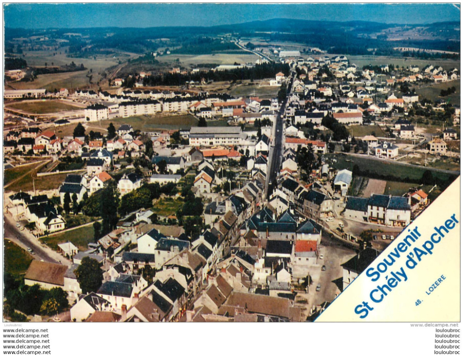 SAINT CHELY D'APCHER VUE AERIENNE