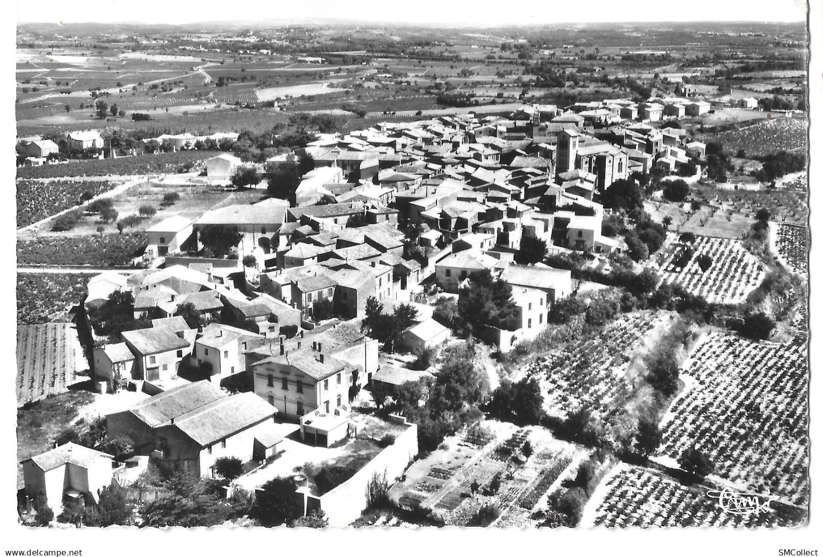 Saint Christol, vue générale aérienne (GF5050)