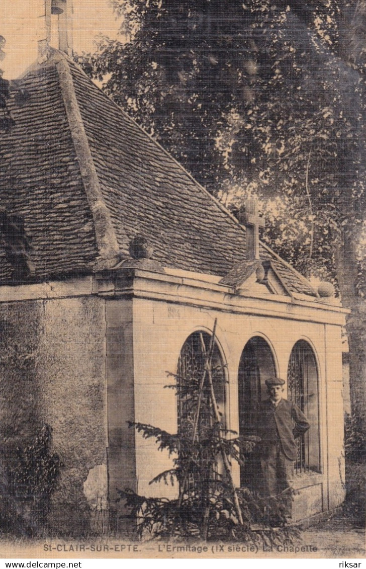 SAINT CLAIR SUR EPTE(CARTE TOILEE)