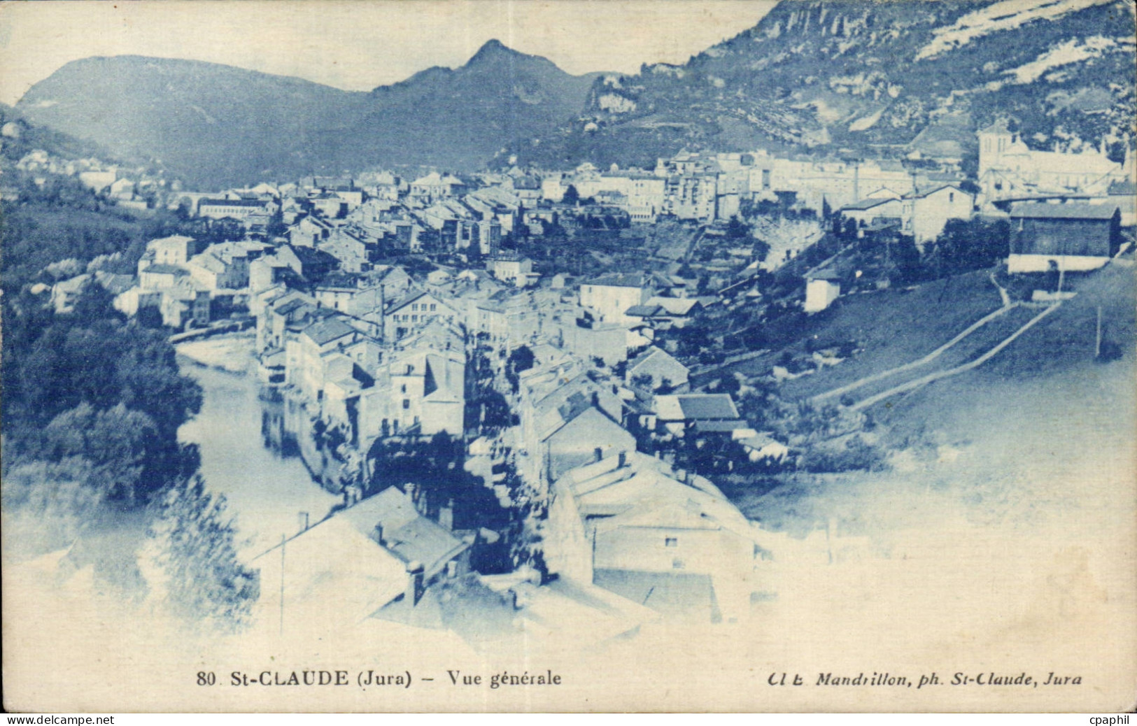Saint Claude - Vue Generale - CPA