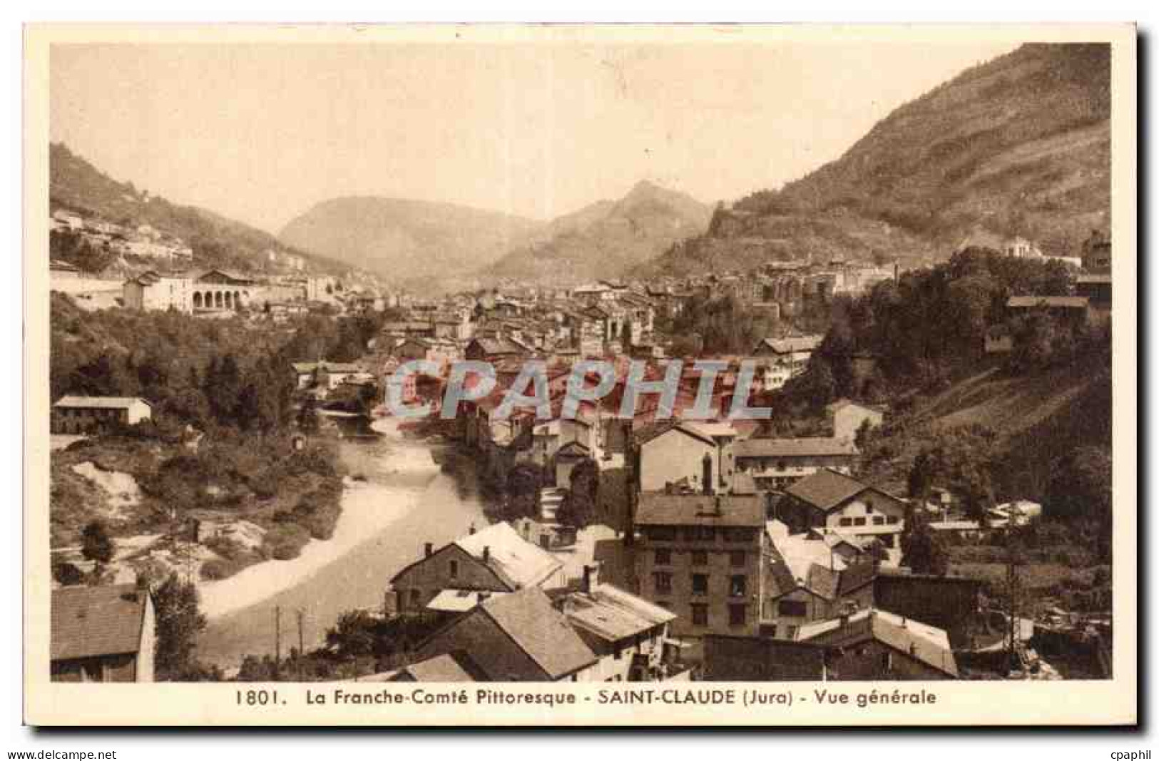 Saint Claude - Vue Generale - CPA