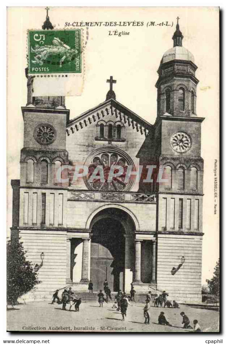 Saint Clement des Levees CPa L'eglise