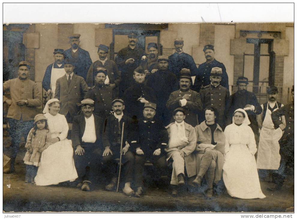 SAINT ELOY LES MINES (63) carte photo hopital militaire guerre 1914-1918