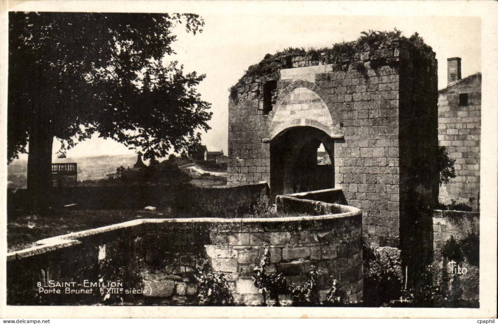 Saint EMilion CPA Porte BRunet (13eme)