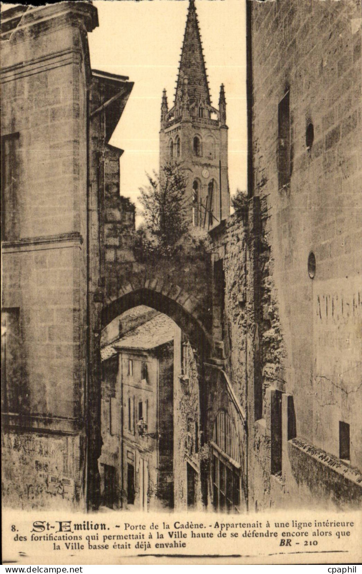 Saint Emilion - Porte de la Cadene CPA