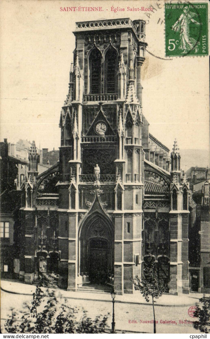 Saint Etienne CPA Eglise Saint Roch