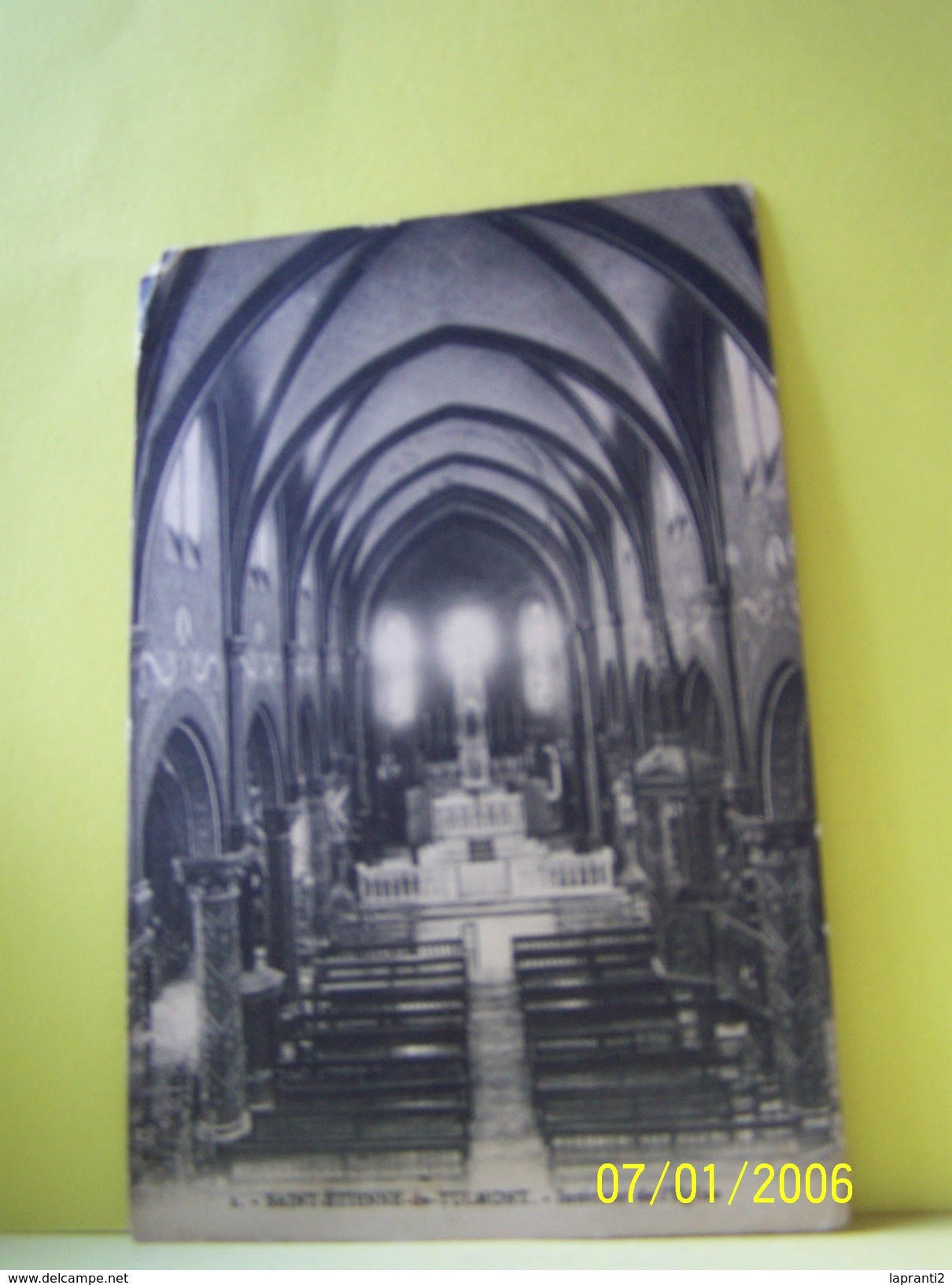 SAINT-ETIENNE-DE-TULMONT (TARN E GARONNE) INTERIEUR DE L'EGLISE.