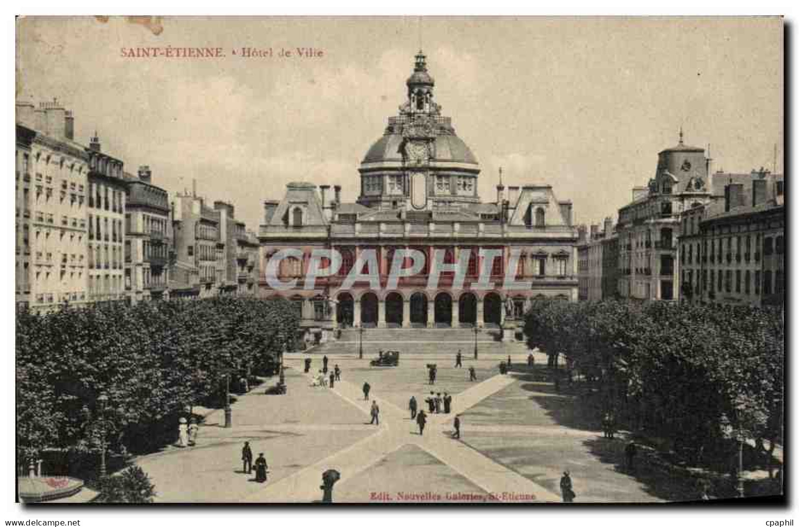 Saint Etienne - Hotel de Ville - CPA