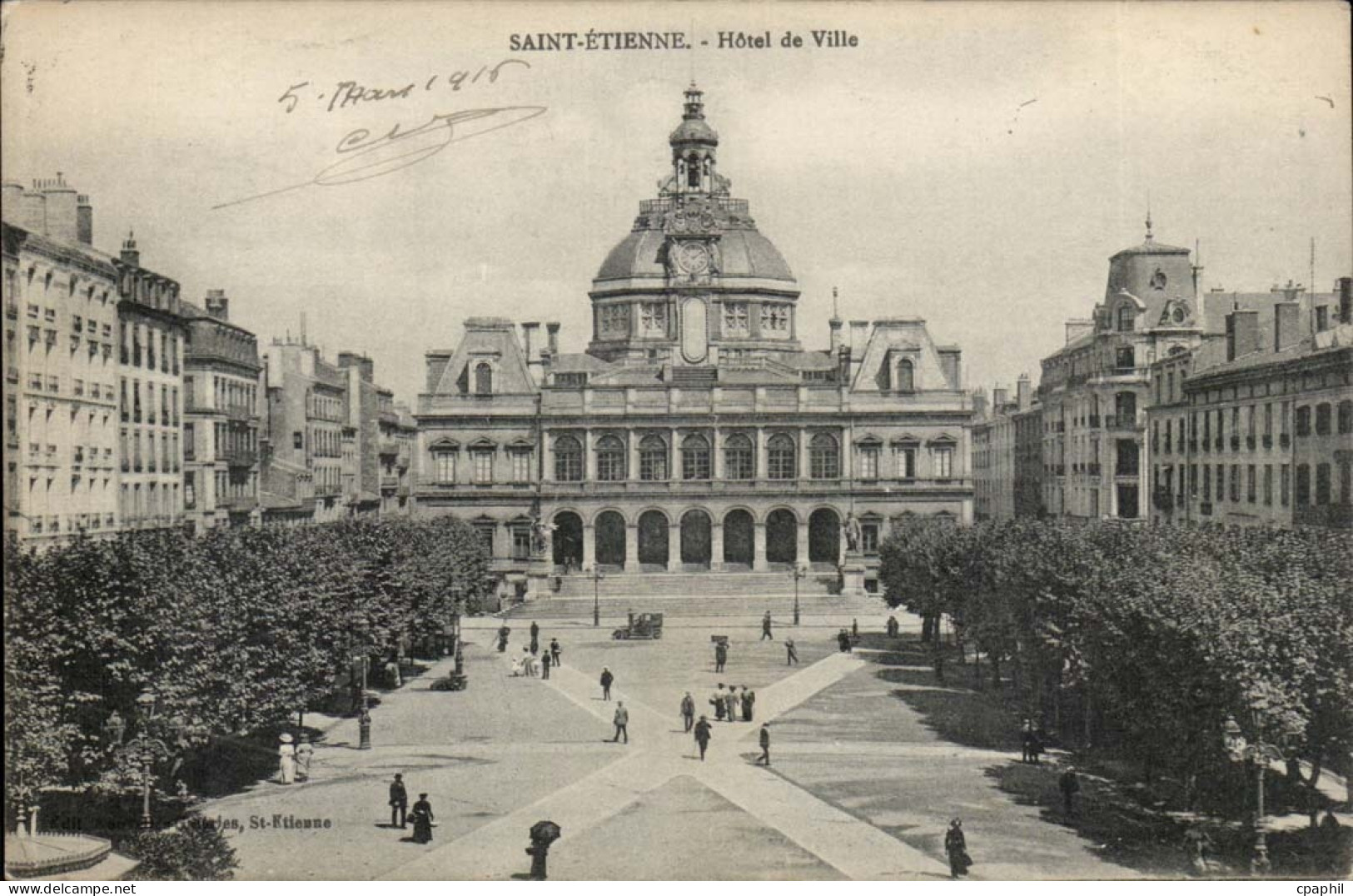 Saint Etienne - Hotel de Ville - CPA