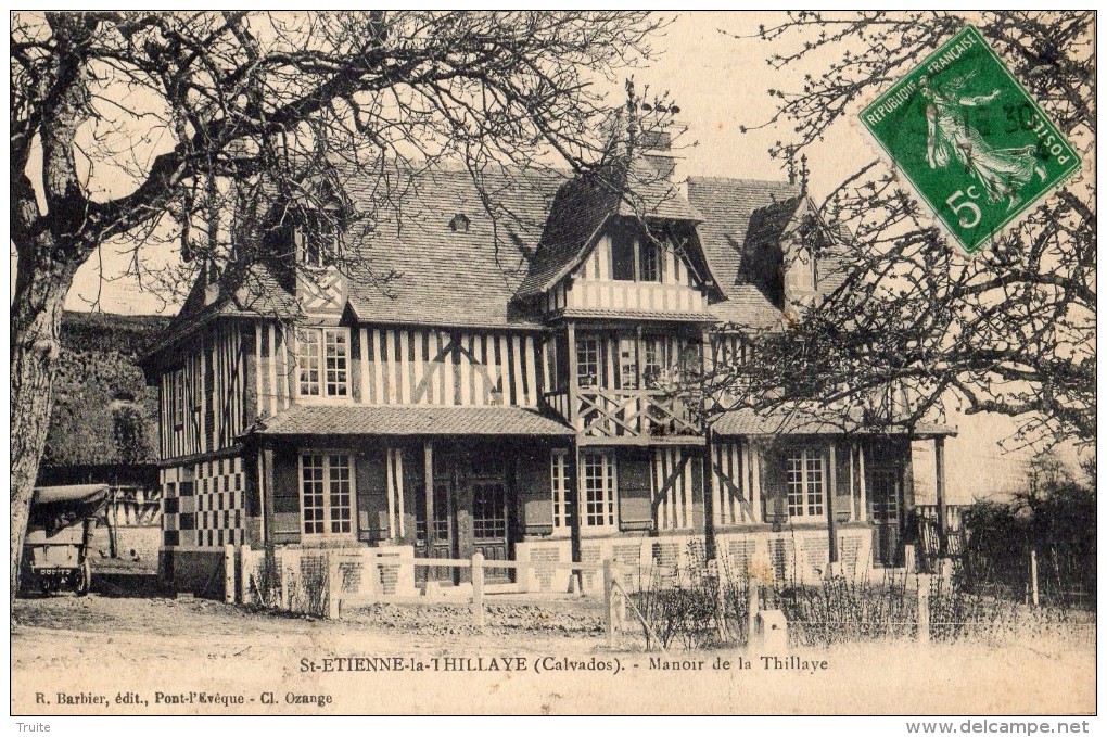 SAINT-ETIENNE-LA-THILLAYE MANOIR DE LA THILLAYE