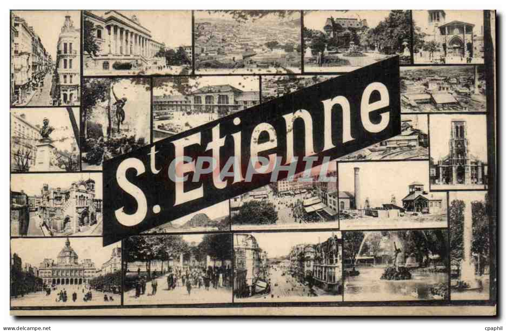 Saint Etienne - Souvenir - CPA