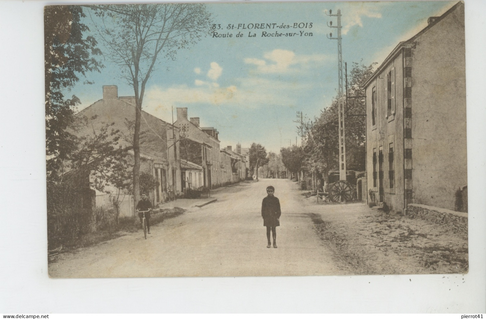 SAINT FLORENT DES BOIS - Route de La Roche sur Yon
