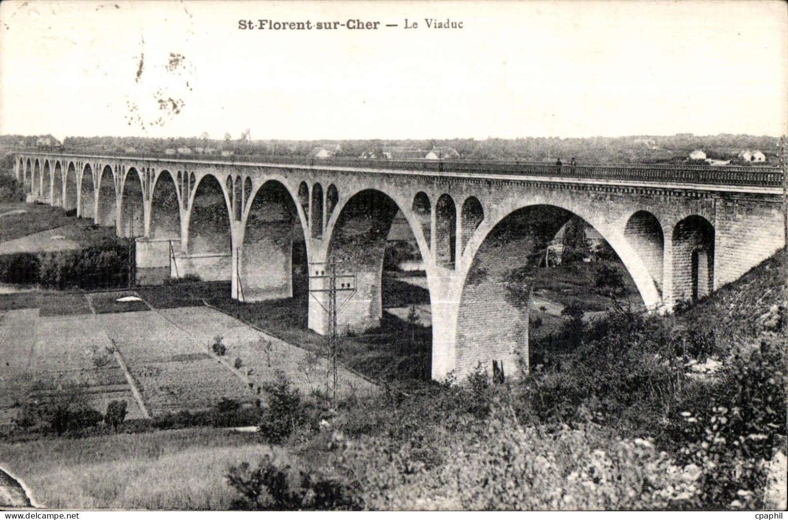 Saint Florent sur Cher - Le Viaduc - CPA