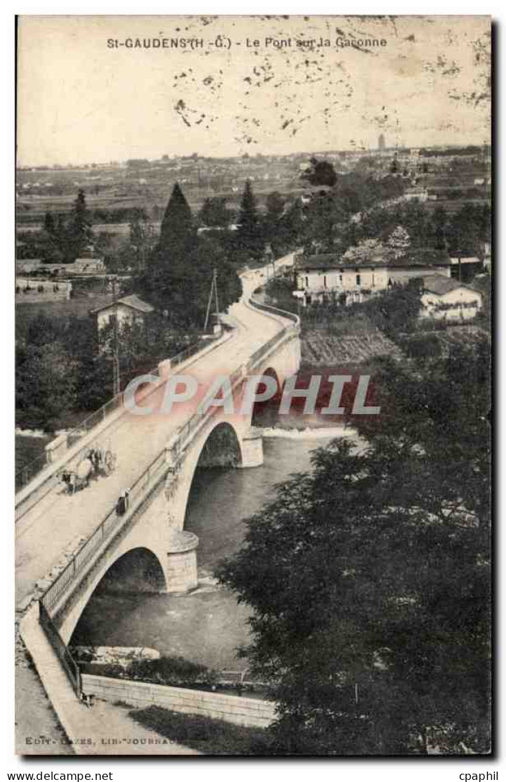 Saint Gaudens CPA Le pont sur la Garonne