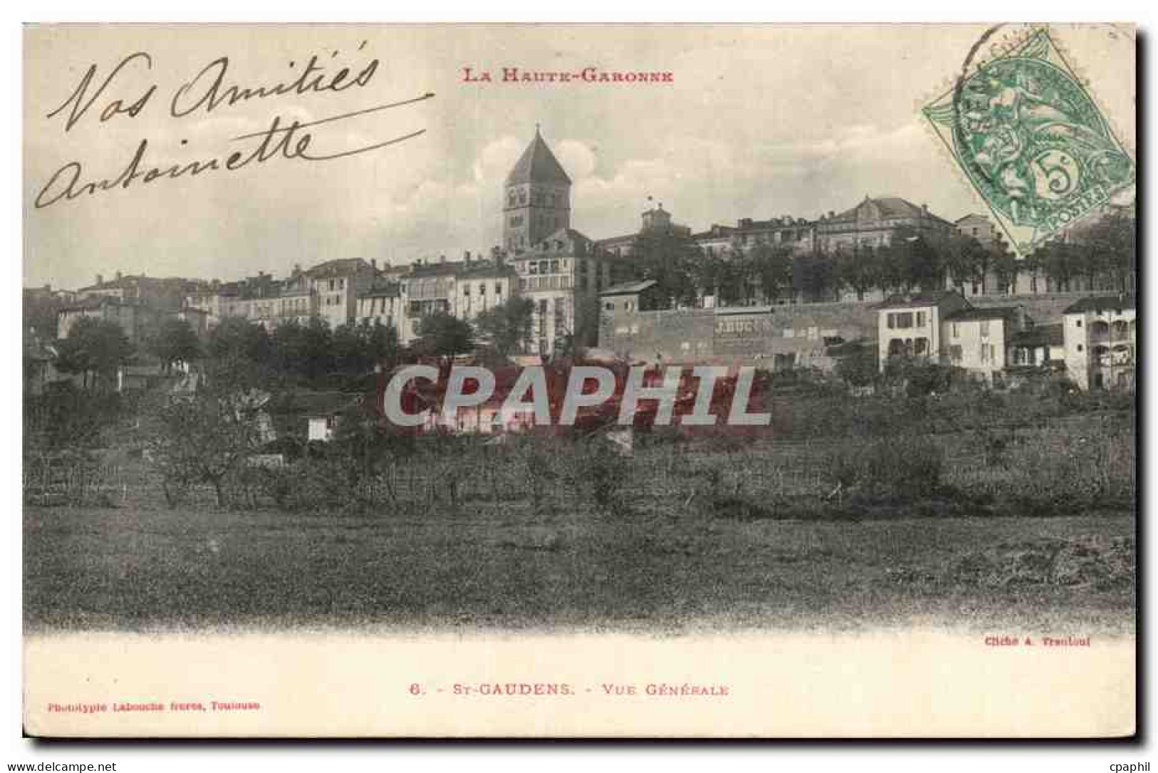 Saint Gaudens CPA Vue generale