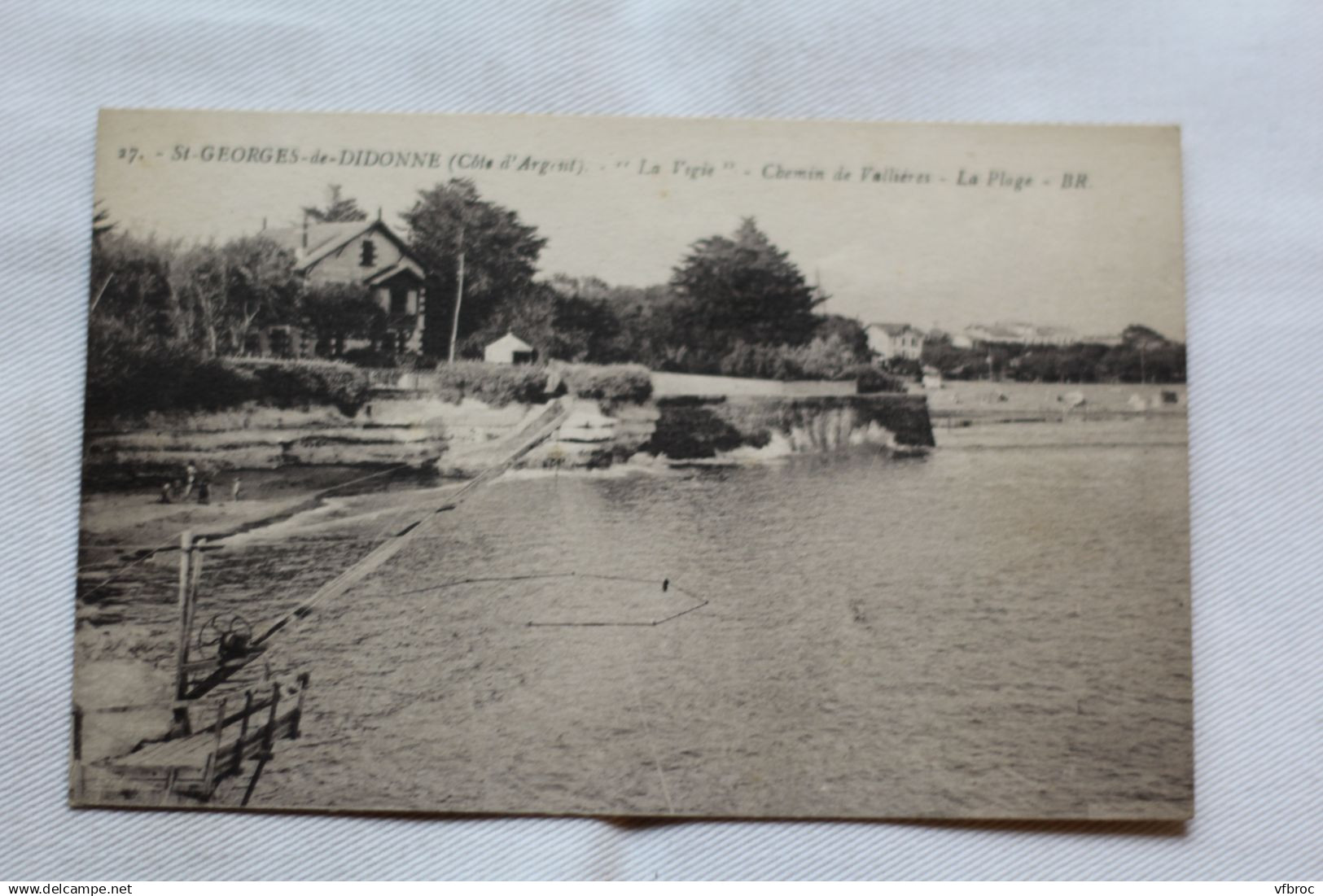 Saint Georges de Didonne, "la Vigie", chemin de Vallières, la plage, Charente Maritime 17