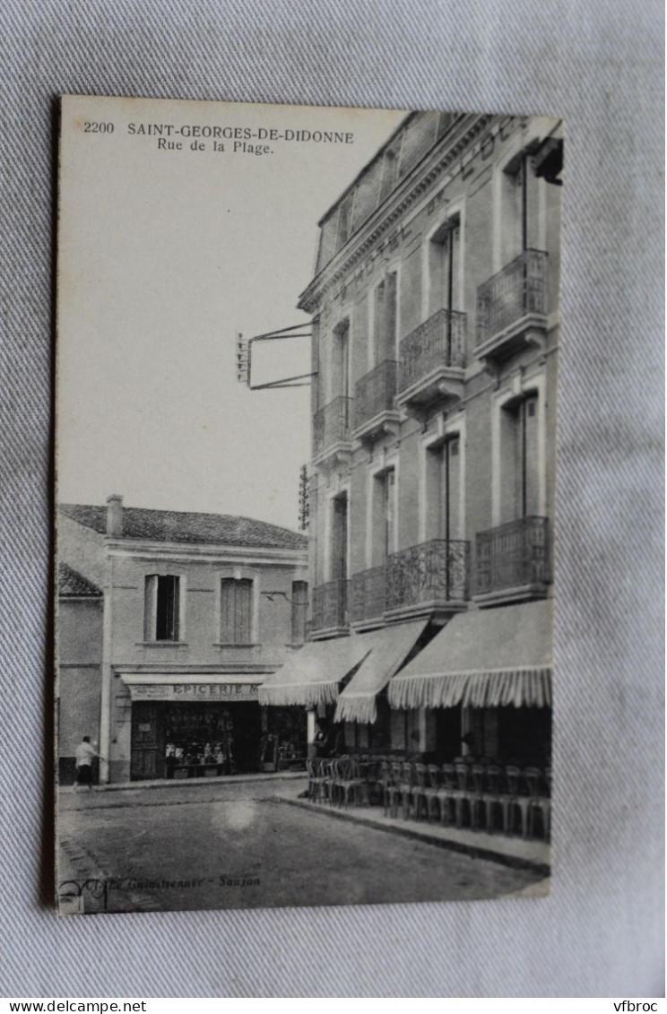 Saint Georges de Didonne, rue de la plage, Charente Maritime 17