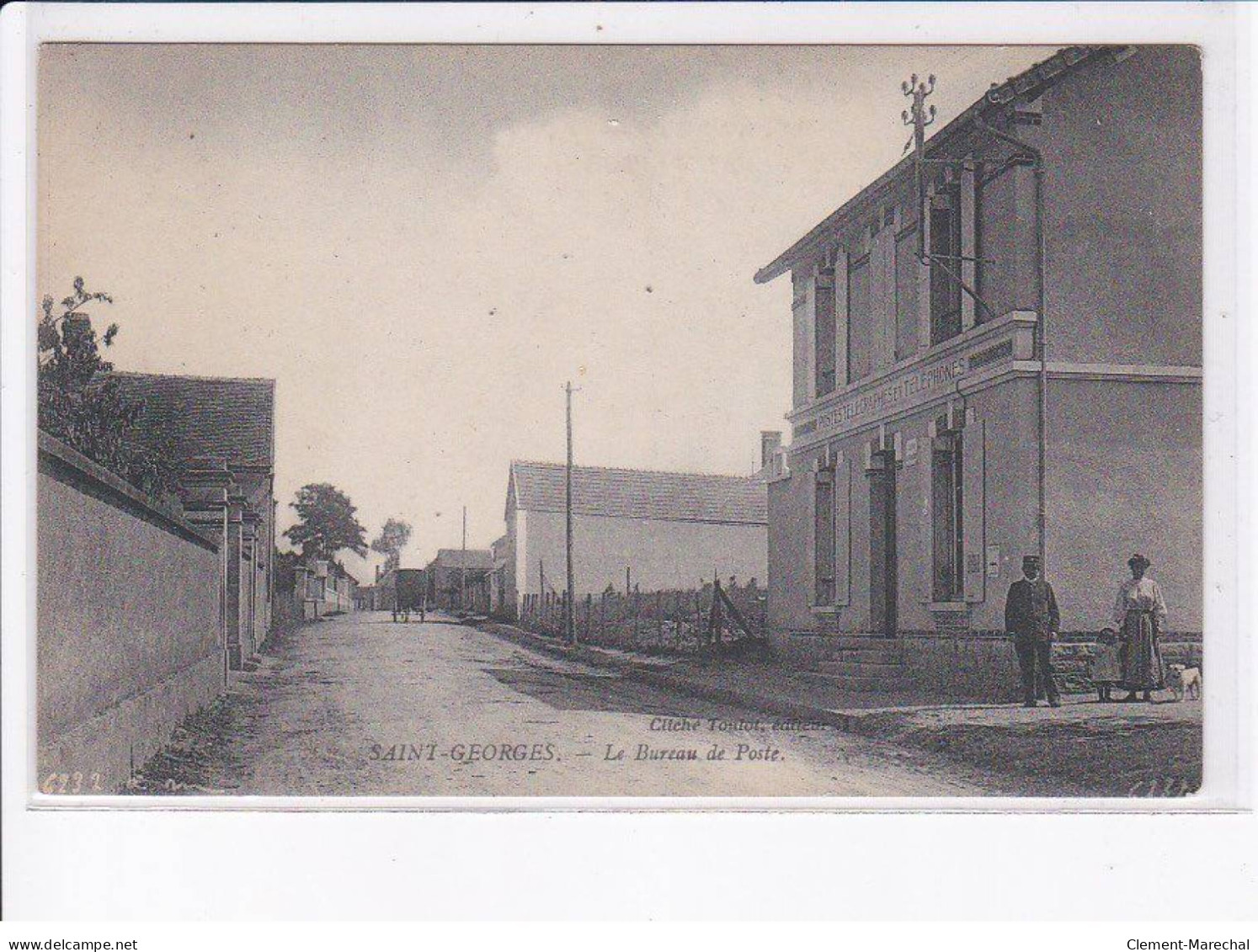 SAINT-GEORGES: le bureau de poste - très bon état