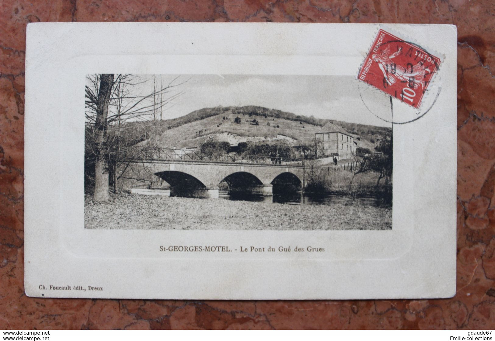 SAINT-GEORGES-MOTEL (27) - LE PONT DU GUE DES GRUES
