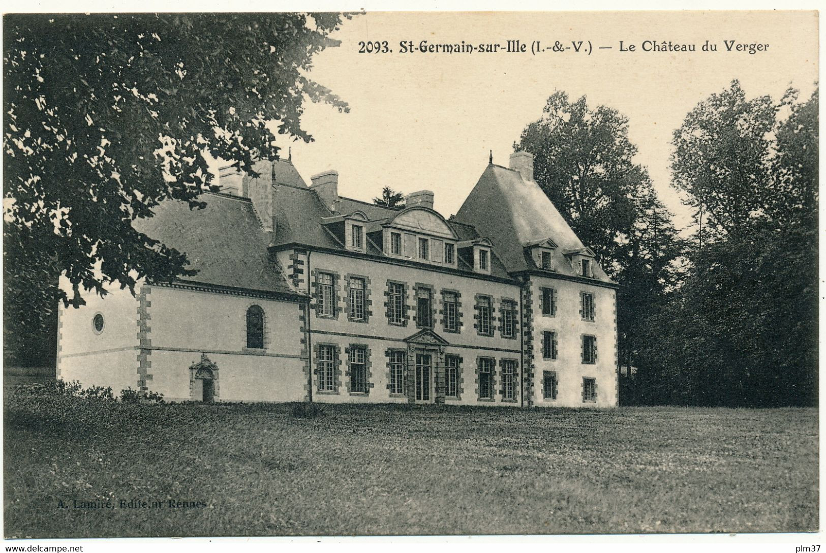 SAINT GERMAIN SUR ILLE - Château du Verger
