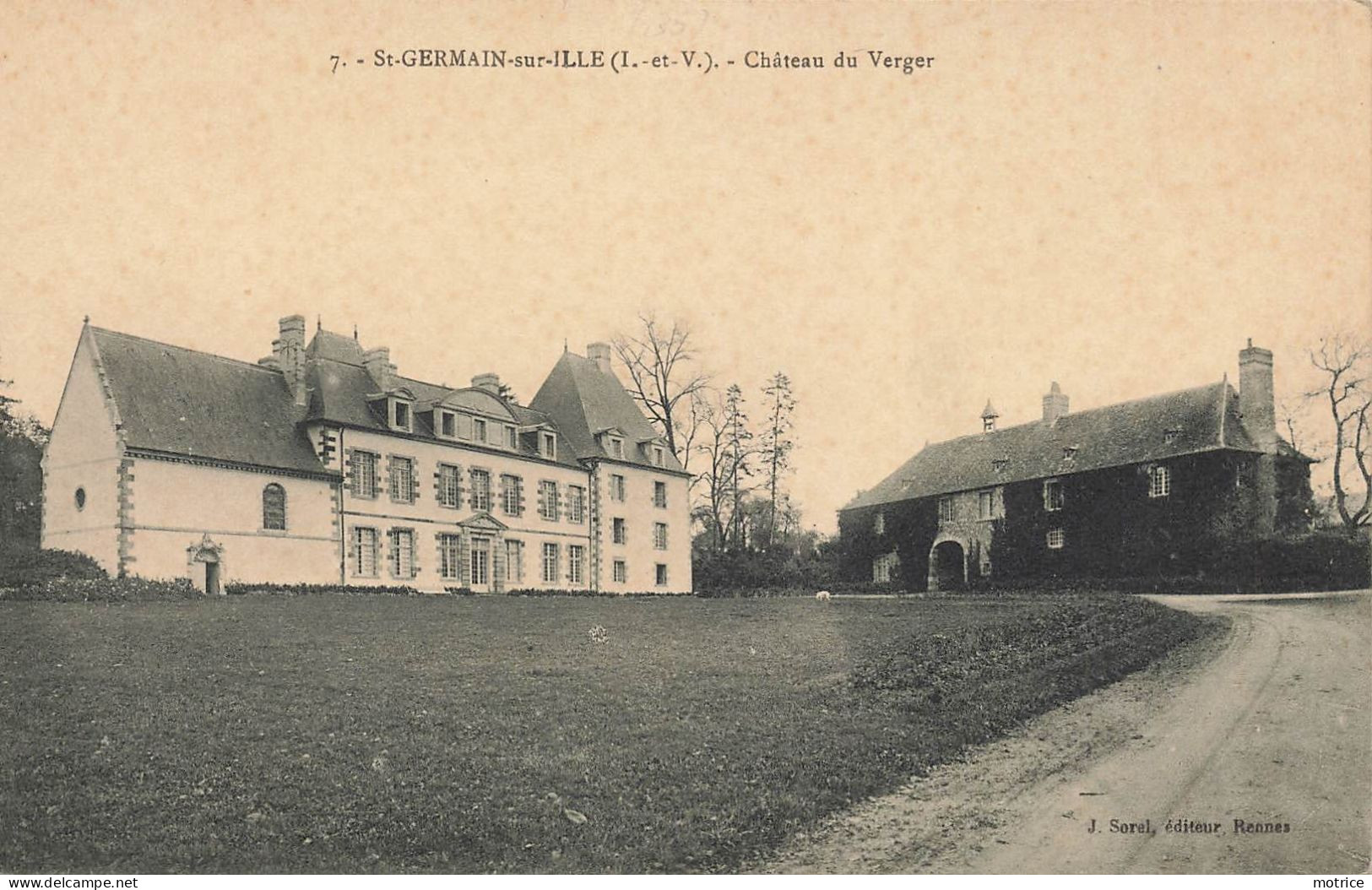 SAINT GERMAIN SUR ILLE - Château du verger.