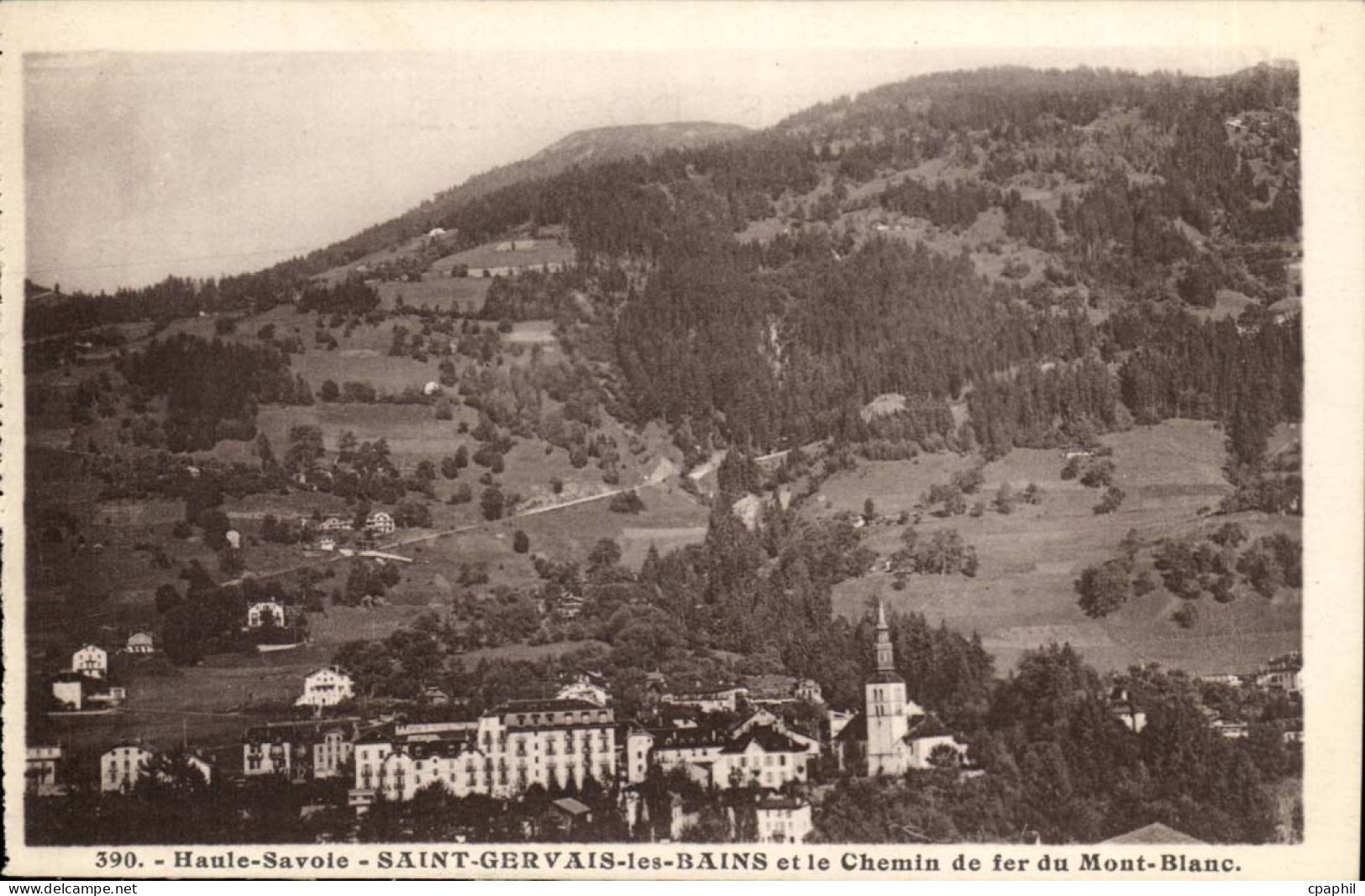 Saint Gervais les Bains CPA Chemin de fer du Mont Blanc